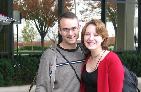 Valerie and Darren at Bluegrass Airport yesterday