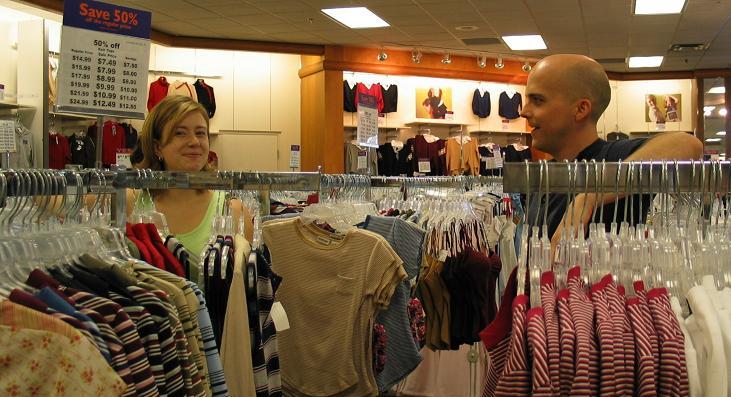 Danielle at the store